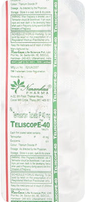 Teliscope 40mg Strip Of 10 Tablets