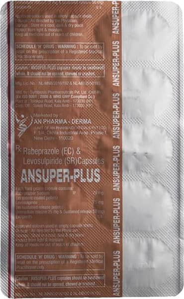 Ansuper Plus Strip Of 10 Capsules