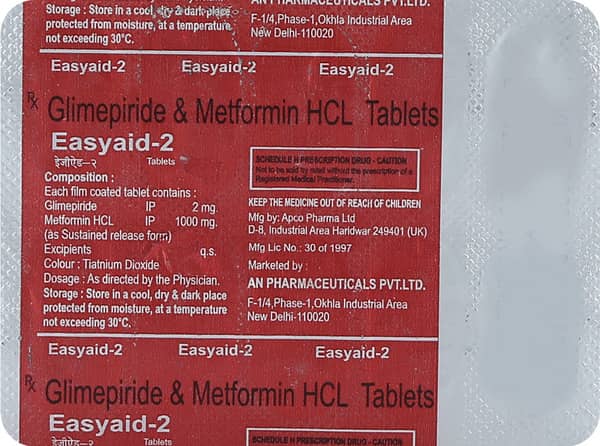 Easy Aid 2Mg Strip Of 10 Tablets