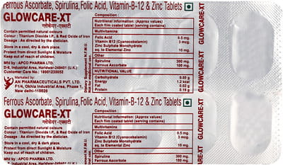 Glowcare Xt Strip Of 10 Tablets