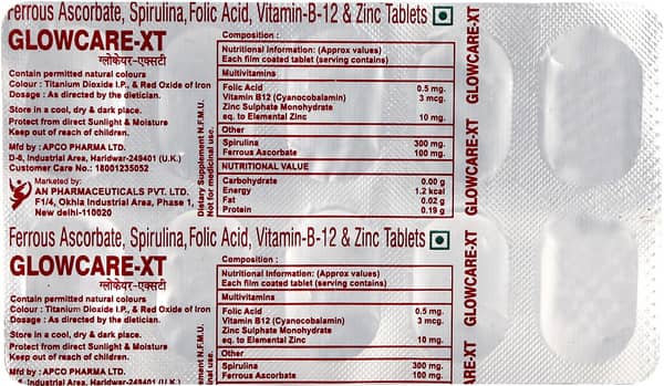 Glowcare Xt Strip Of 10 Tablets