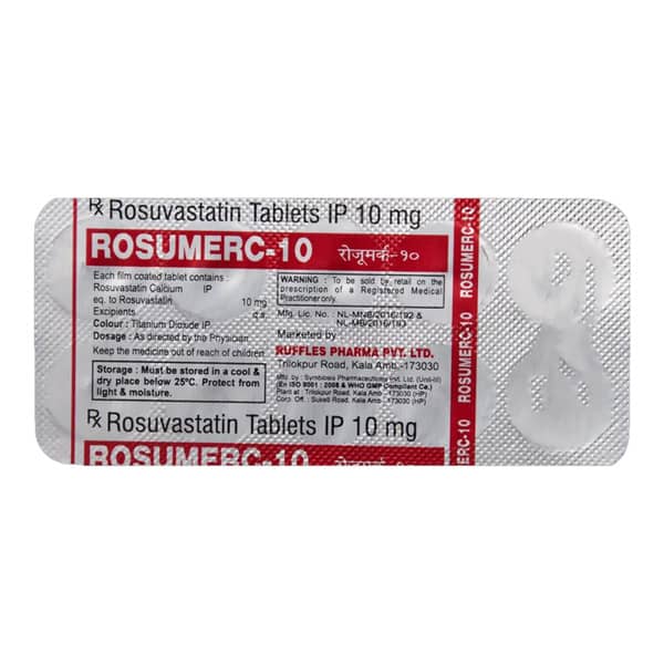 Rosumerc 10Mg Strip Of 10 Tablets