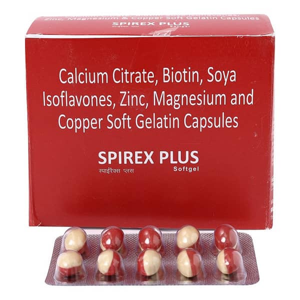 Spirex Plus Strip Of 10 Capsules