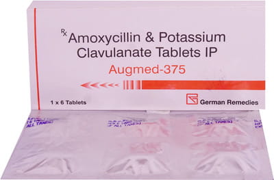 Augmed 375mg Strip Of 6 Tablets