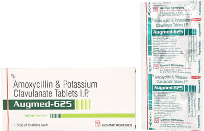 Augmed 625mg Strip Of 6 Tablets
