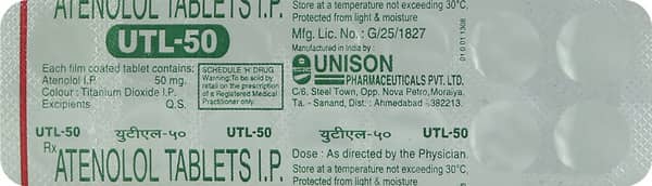 Utl 50mg Strip Of 14 Tablets