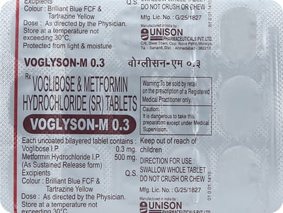 Voglyson M 0.3mg Strip Of 15 Tablets
