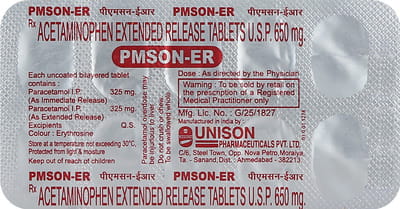 Pmson Er 650mg Strip Of 10 Tablets