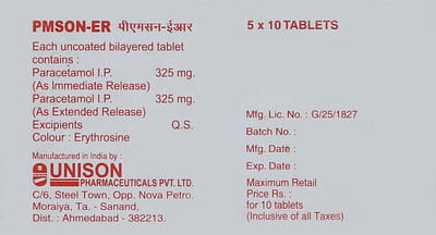 Pmson Er 650mg Strip Of 10 Tablets