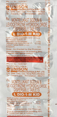 L Dio 1 M Kid Strip Of 10 Tablets