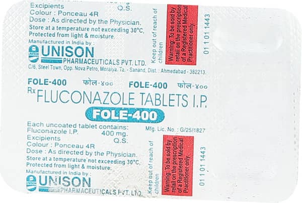 Fole 400Mg Strip Of 1 Tablet
