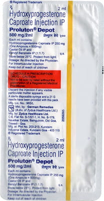 Pd 500mg Ampoule Of 2ml Injection