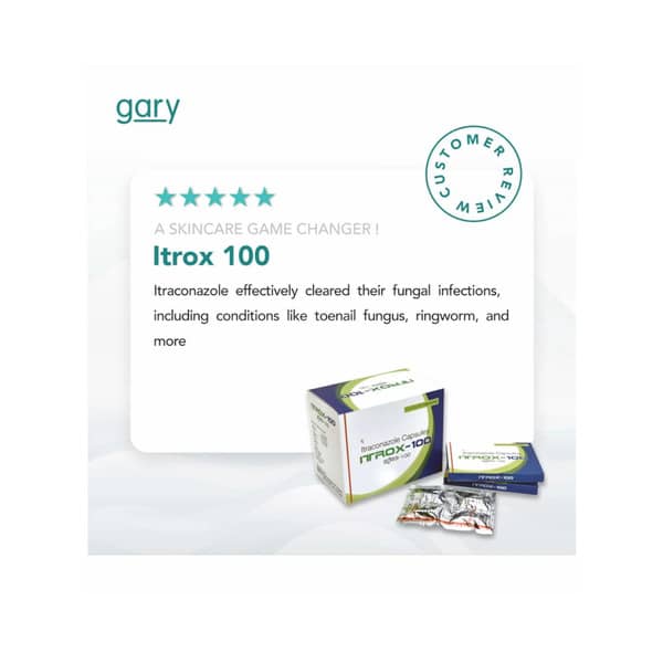 Itrox 100Mg Strip Of 4 Capsules