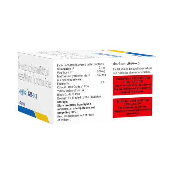 Voglital Gm 0.3mg Strip Of 10 Tablets