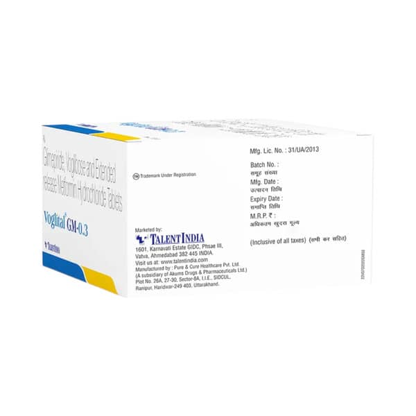 Voglital Gm 0.3mg Strip Of 10 Tablets