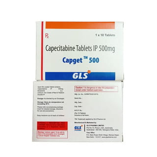 Capget 500Mg Strip Of 10 Tablets