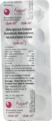 Zyb12 D Strip Of 10 Tablets