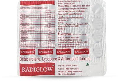 Radiglow Strip Of 30 Tablets