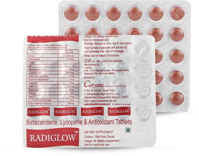 Radiglow Strip Of 30 Tablets