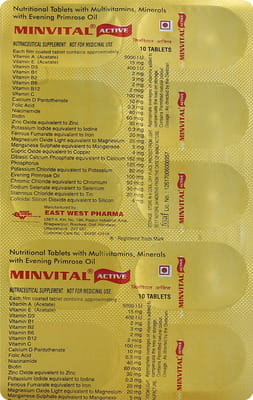Minvital Active Strip Of 10 Tablets