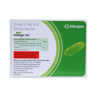 Osmega 500mg Strip Of 30 Capsules