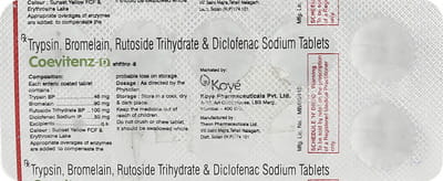 Coevitenz D Strip Of 10 Tablets