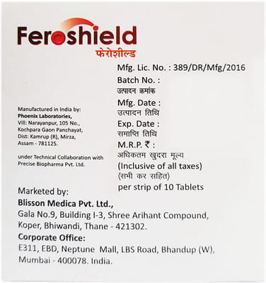 Feroshield Strip Of 10 Tablets