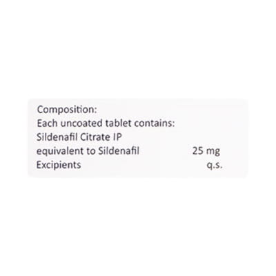 Hernafil 25mg Strip Of 10 Tablets