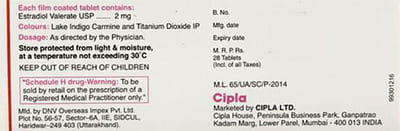 Estova 2mg Strip Of 28 Tablets
