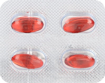 D Flash 60000iu Strip Of 4 Capsules