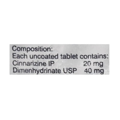 Vertigon D Strip Of 10 Tablets