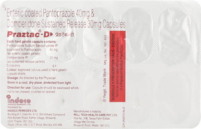 Praztac D Strip Of 10 Capsules
