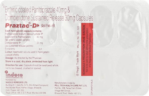 Praztac D Strip Of 10 Capsules