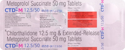 Ctd M 12.5/50mg Strip Of 10 Tablets