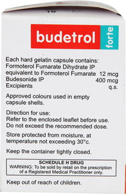 Budetrol Forte Bottle Of 30 Inhalation Capsules