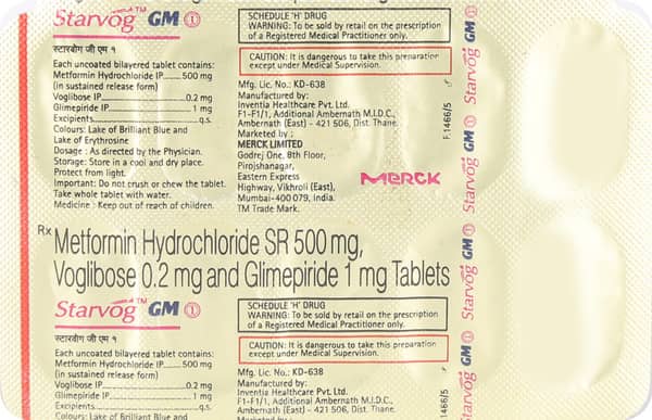 Starvog Gm 1mg Strip Of 10 Tablets
