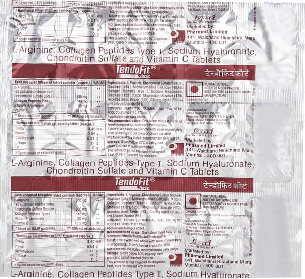 Tendofit Forte Strip Of 15 Tablets