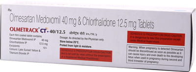Olmetrack Ct 40/12.5mg Strip Of 10 Tablets