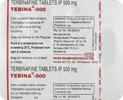 Tebina 500mg Strip Of 7 Tablets