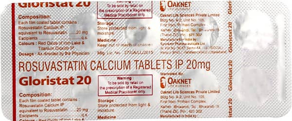 Gloristat 20mg Strip Of 10 Tablets