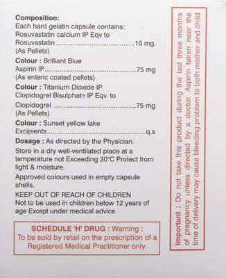 Gloristat Trio Strip Of 10 Capsules