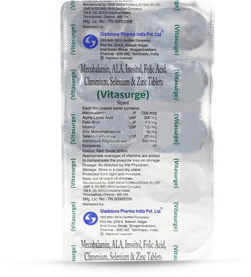 Vitasurge Strip Of 10 Tablets