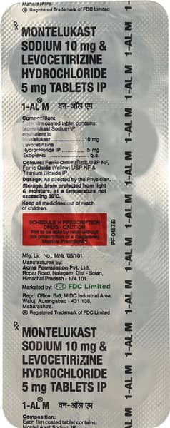 1 Al M Strip Of 10 Tablets