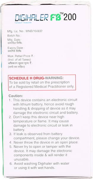 Digihaler Fb 200mcg Box Of 120md Metered Dose Inhaler
