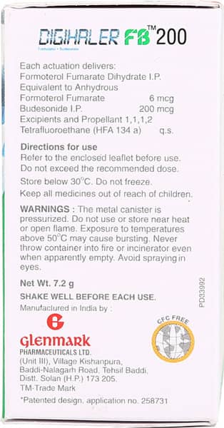 Digihaler Fb 200mcg Box Of 120md Metered Dose Inhaler