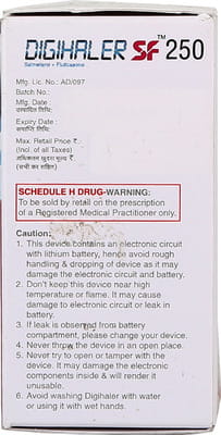 Digihaler Sf 250mcg Box Of 120md Metered Dose Inhaler