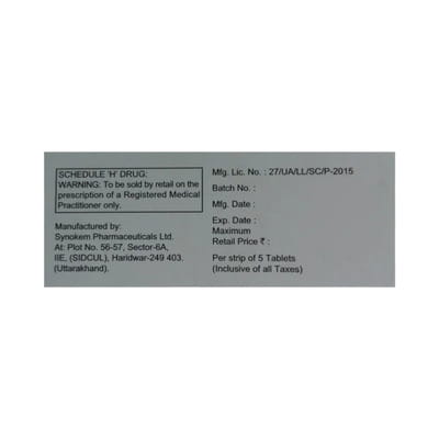 Nortas Cr 15mg Strip Of 5 Tablets