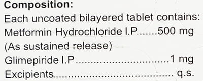 Glimipack M 1 Strip Of 10 Tablet