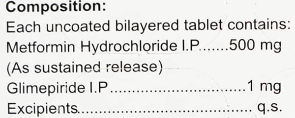 Glimipack M 1 Strip Of 10 Tablet