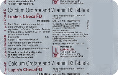 Checal D Strip Of 10 Tablets